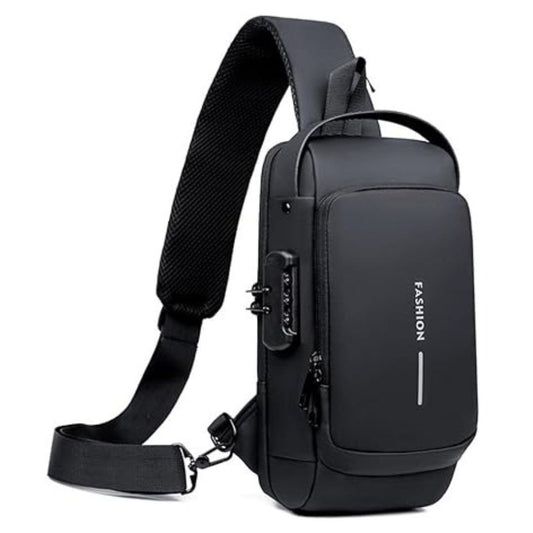 Bolso bandolera antirrobo, mochila de hombro con puerto USB